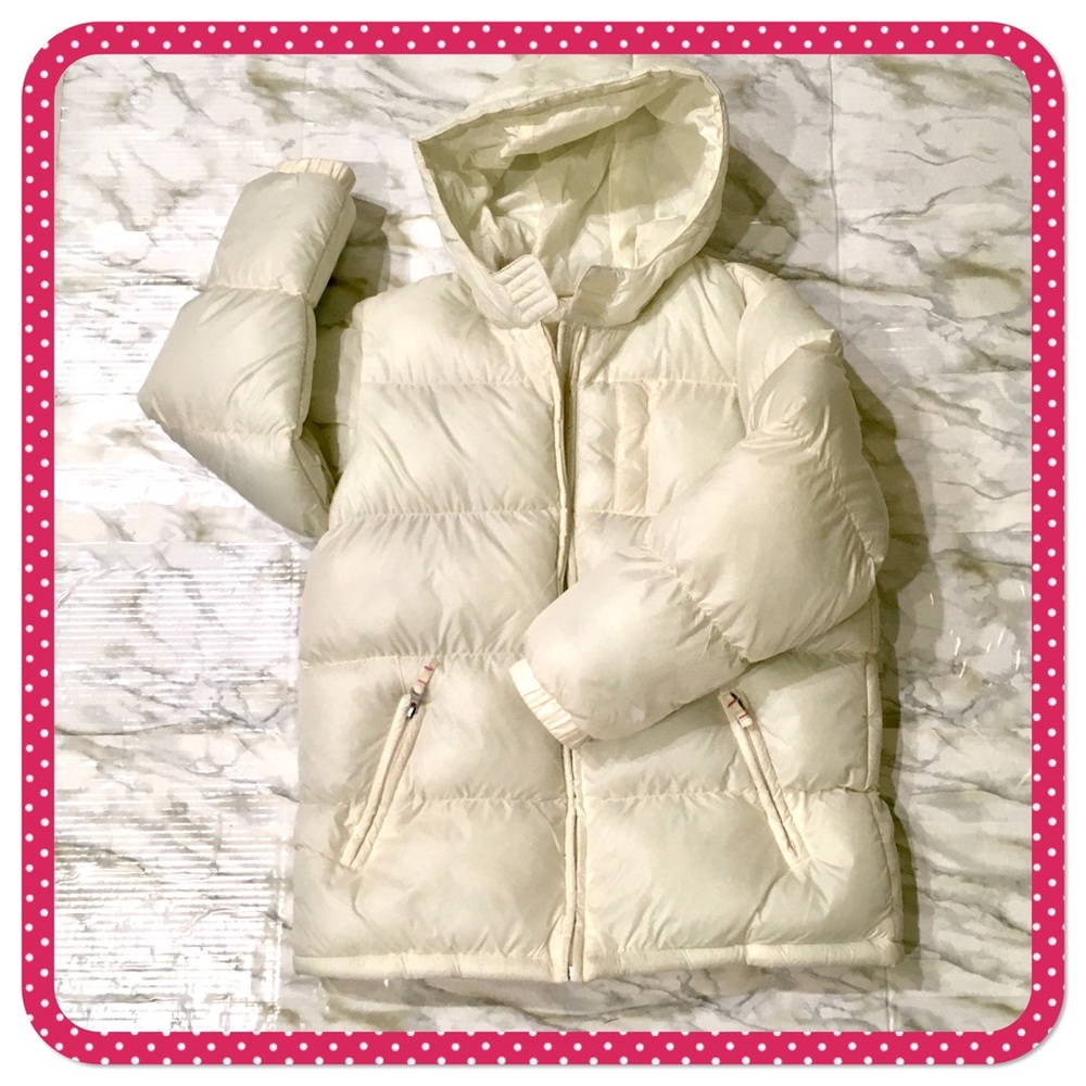 💝 THE CHILDREN’S PLACE 💝 cream puffer jacker size YOUTH/BIG KID LARGE 10/12